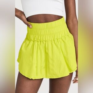 Free People Movement Way Home Skort Yellow/Margarita